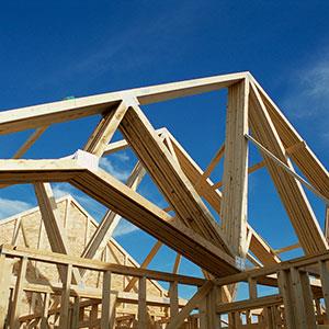 Home under construction (copyright Corbis)